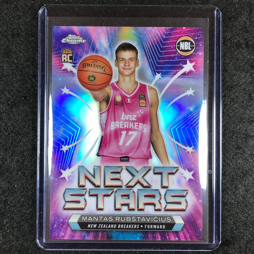 2023-24 Topps Chrome NBL MANTAS RUBSTAVICIUS Next Stars Rookie SSP #5
