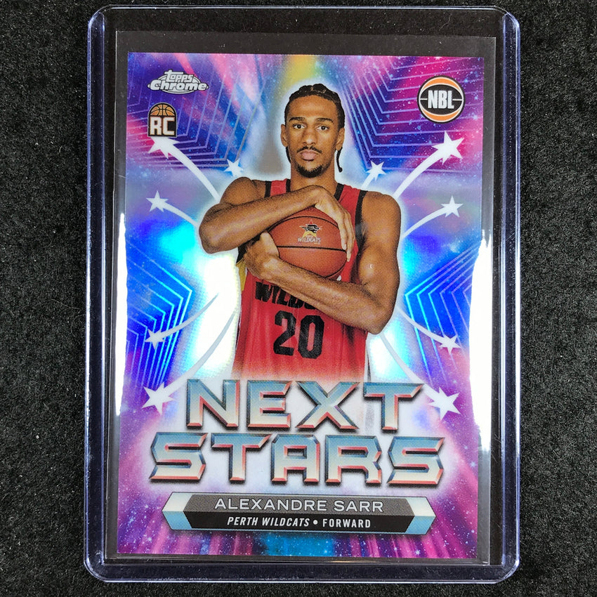 2023-24 Topps Chrome NBL ALEXANDRE SARR Next Stars Rookie SSP #6