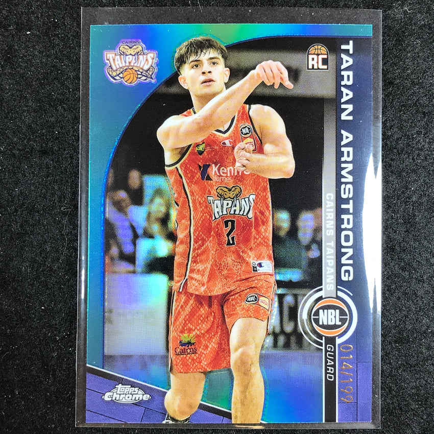 2023-24 Topps Chrome NBL TARAN ARMSTRONG Rookie Base Aqua 14/199 #30