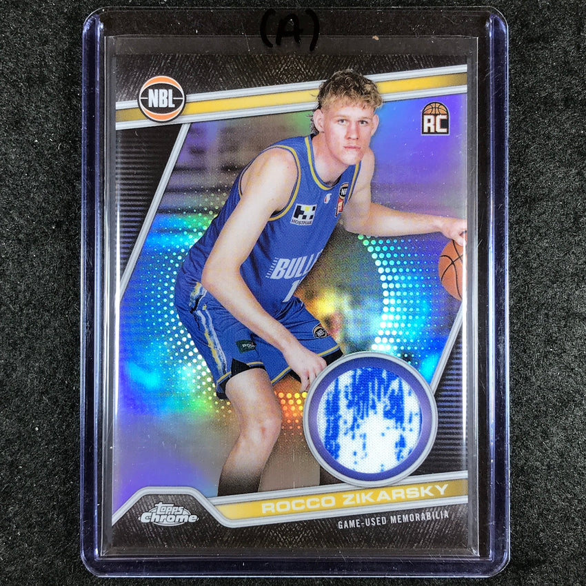 2023-24 Topps Chrome NBL ROCCO ZIKARSKY NBL Relics Rookie Jersey #5 (A)