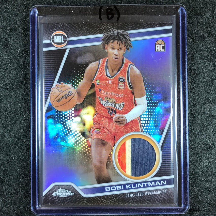 2023-24 Topps Chrome NBL BOBI KLINTMAN NBL Relics Rookie Jersey #6 (B)