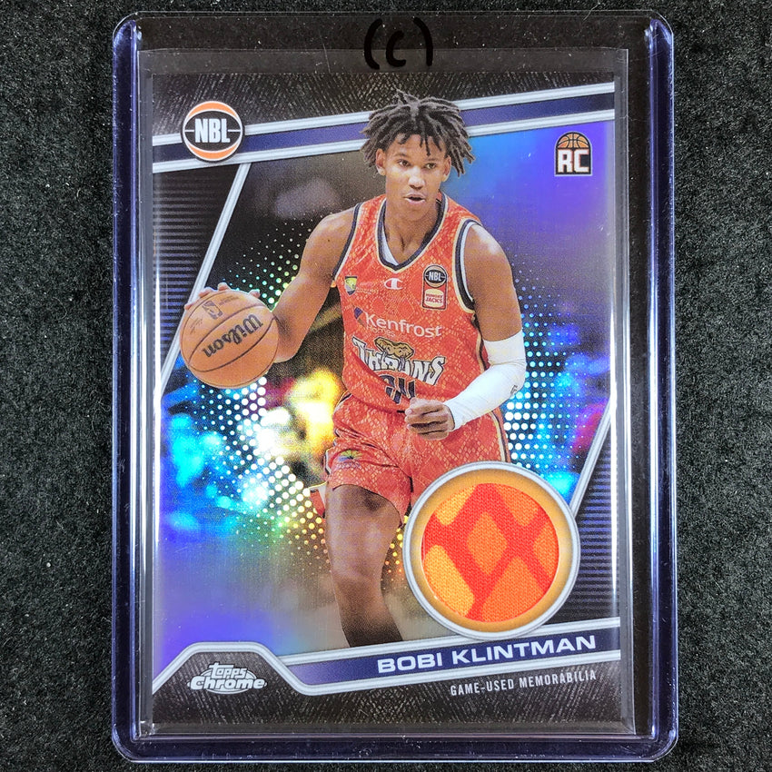 2023-24 Topps Chrome NBL BOBI KLINTMAN NBL Relics Rookie Jersey #6 (C)