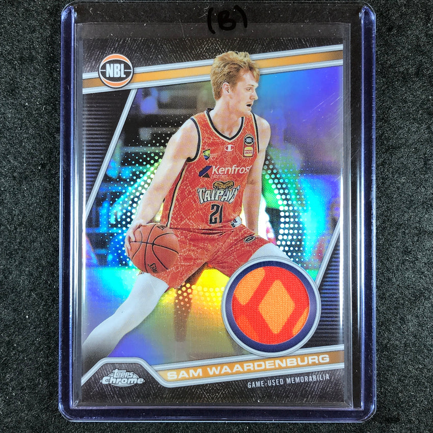 2023-24 Topps Chrome NBL SAM WAARDENBURG NBL Relics Jersey #7 (B)