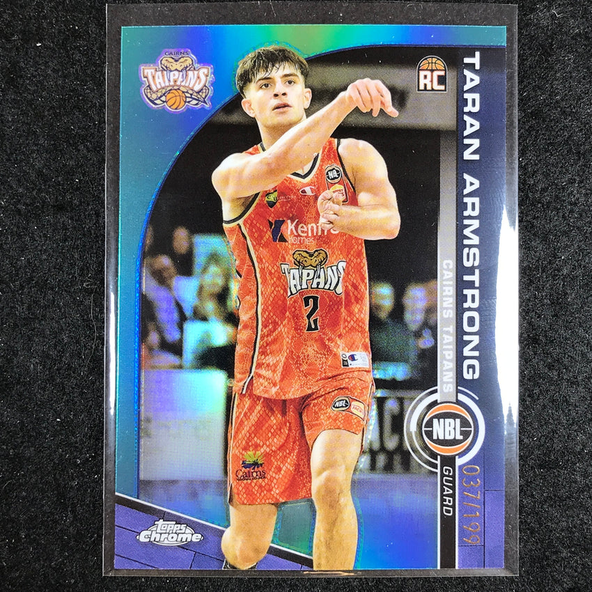2023-24 Topps Chrome NBL TARAN ARMSTRONG Rookie Base Aqua 37/199 #30
