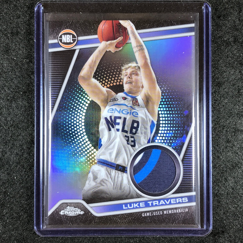 2023-24 Topps Chrome NBL LUKE TRAVERS NBL Relics Jersey #13