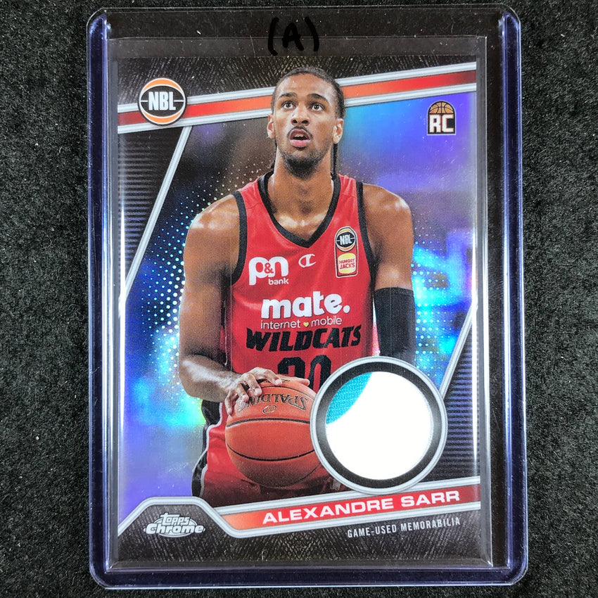 2023-24 Topps Chrome NBL ALEXANDRE SARR NBL Relics Rookie Jersey #18 (A)
