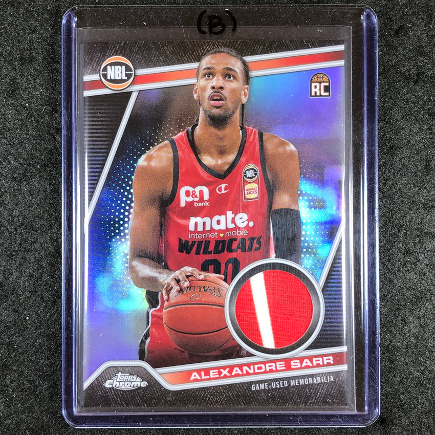2023-24 Topps Chrome NBL ALEXANDRE SARR NBL Relics Rookie Jersey #18 (B)
