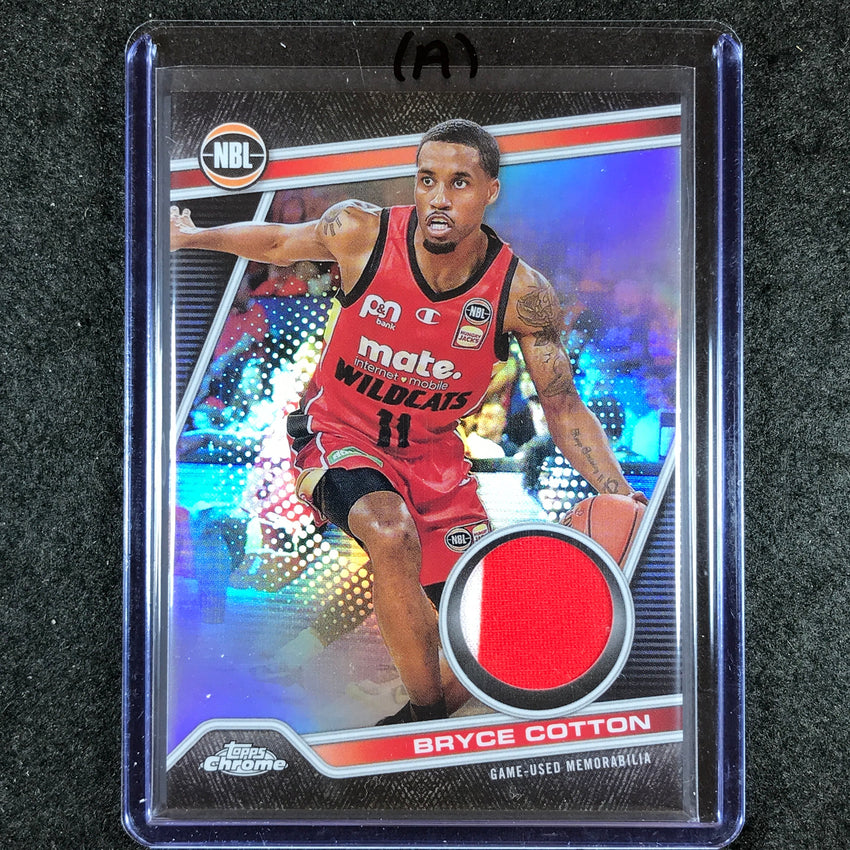 2023-24 Topps Chrome NBL BRYCE COTTON NBL Relics Jersey #19 (A)