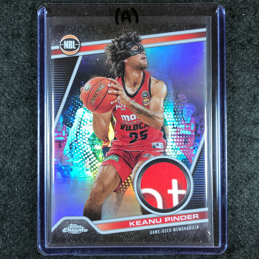 2023-24 Topps Chrome NBL KEANU PINDER NBL Relics Jersey #20 (A)