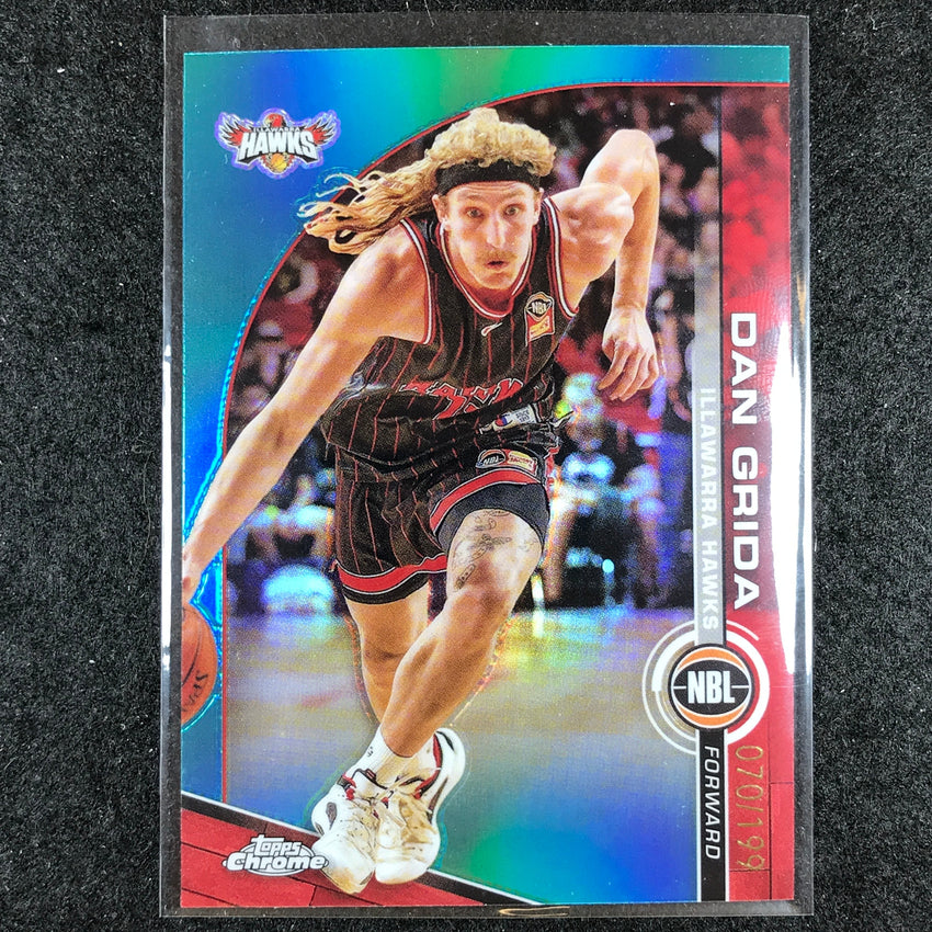 2023-24 Topps Chrome NBL DAN GRIDA Base Aqua 70/199 #32