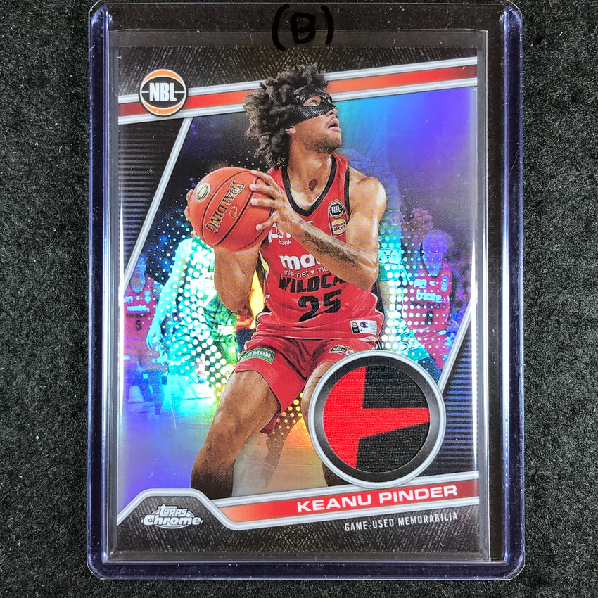 2023-24 Topps Chrome NBL KEANU PINDER NBL Relics Jersey #20 (B)
