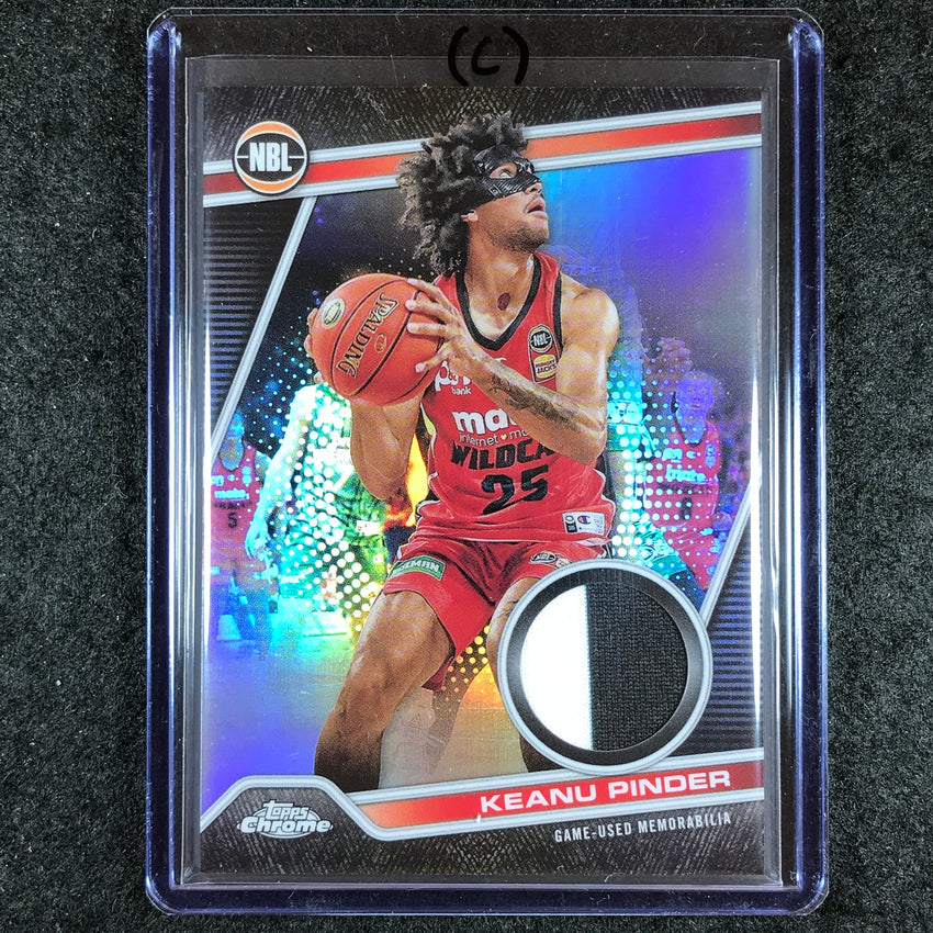 2023-24 Topps Chrome NBL KEANU PINDER NBL Relics Jersey #20 (C)