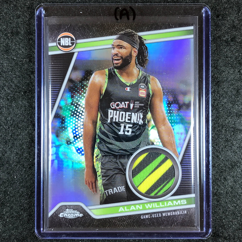2023-24 Topps Chrome NBL ALAN WILLIAMS NBL Relics Jersey #21 (A)