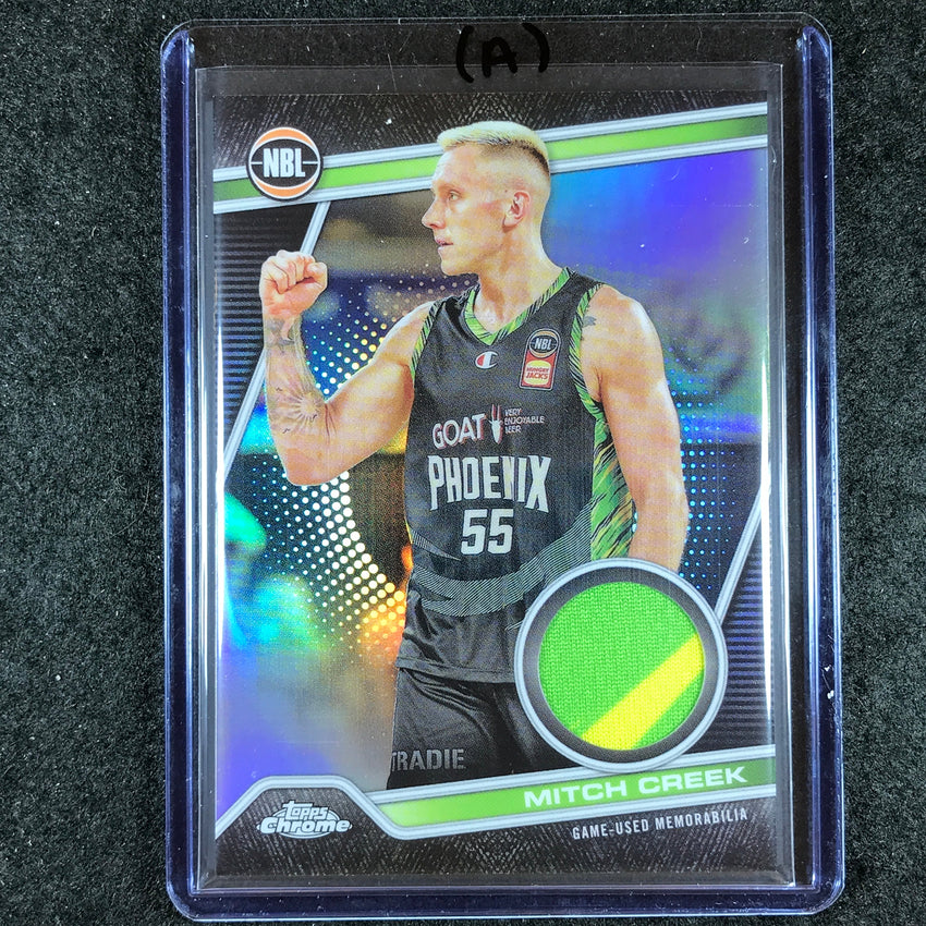 2023-24 Topps Chrome NBL MITCH CREEK NBL Relics Jersey #22 (A)