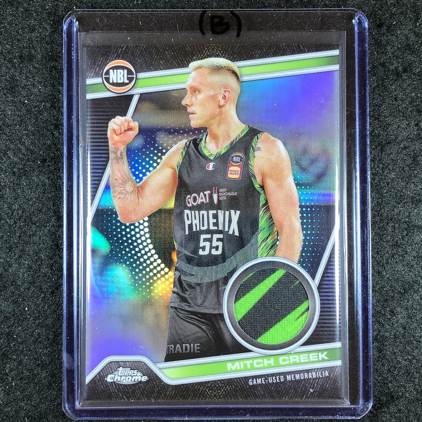 2023-24 Topps Chrome NBL MITCH CREEK NBL Relics Jersey #22 (B)