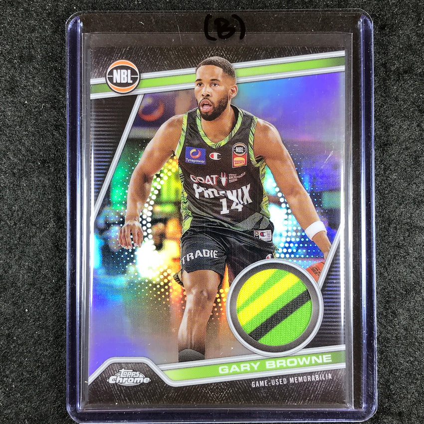 2023-24 Topps Chrome NBL GARY BROWNE NBL Relics Jersey #24 (B)