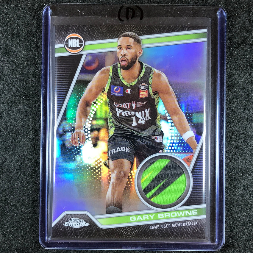 2023-24 Topps Chrome NBL GARY BROWNE NBL Relics Jersey #24 (D)