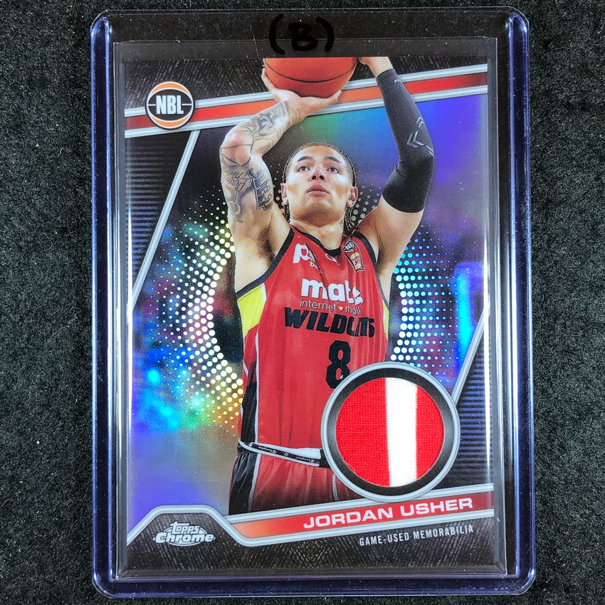 2023-24 Topps Chrome NBL JORDAN USHER NBL Relics Jersey #27 (B)