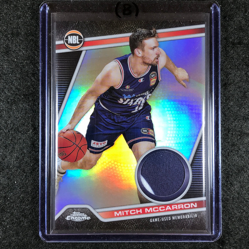 2023-24 Topps Chrome NBL MITCH MCCARRON NBL Relics Jersey #30 (B)