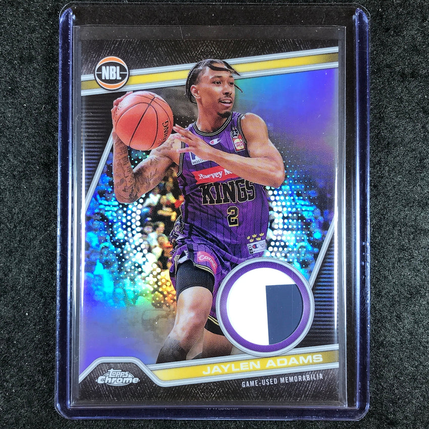 2023-24 Topps Chrome NBL JAYLEN ADAMS NBL Relics Jersey #32
