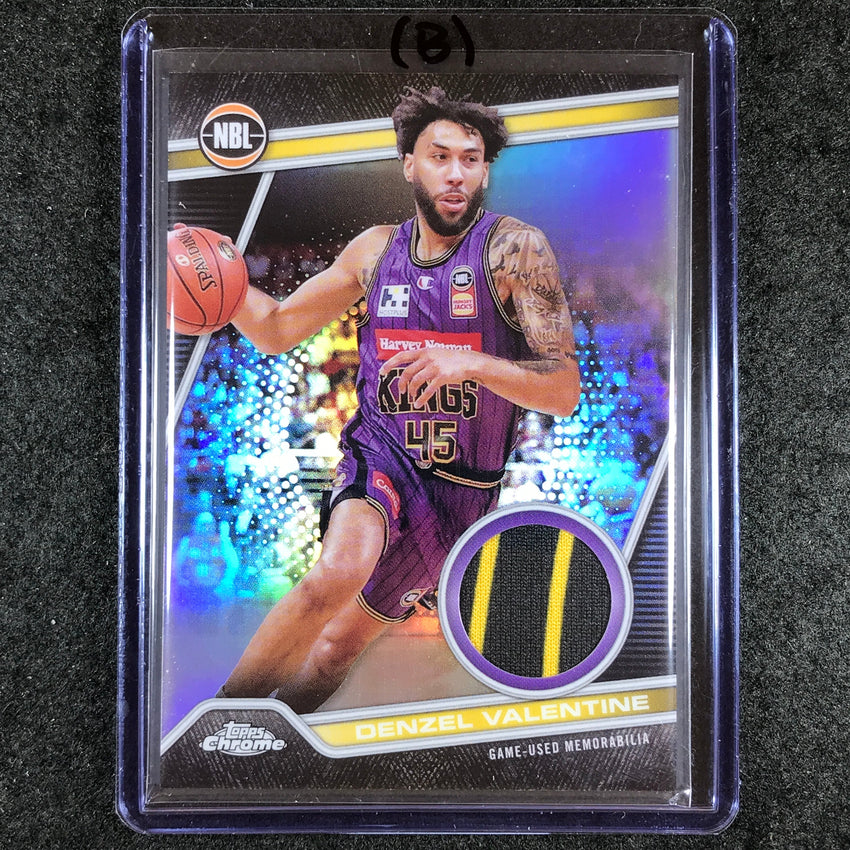 2023-24 Topps Chrome NBL DENZEL VALENTINE NBL Relics Jersey #33 (B)