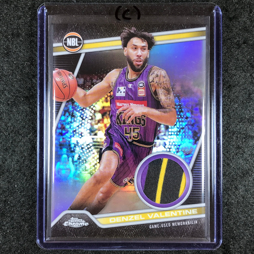 2023-24 Topps Chrome NBL DENZEL VALENTINE NBL Relics Jersey #33 (C)