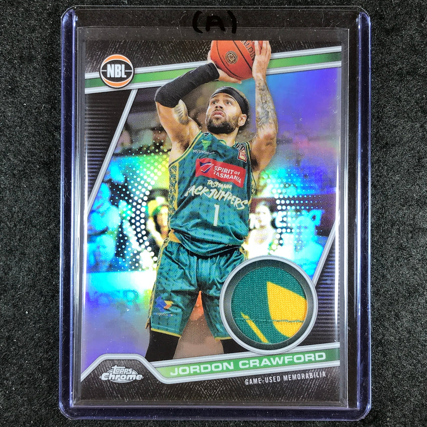 2023-24 Topps Chrome NBL JORDAN CRAWFORD NBL Relics Jersey #34 (A)