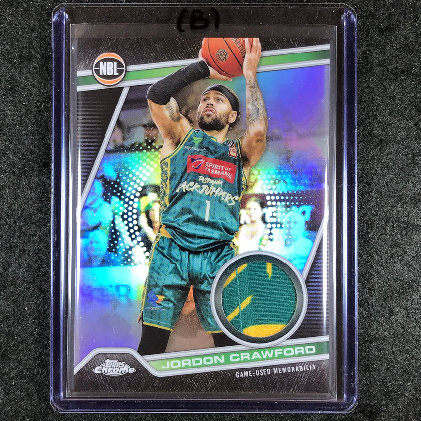 2023-24 Topps Chrome NBL JORDAN CRAWFORD NBL Relics Jersey #34 (B)