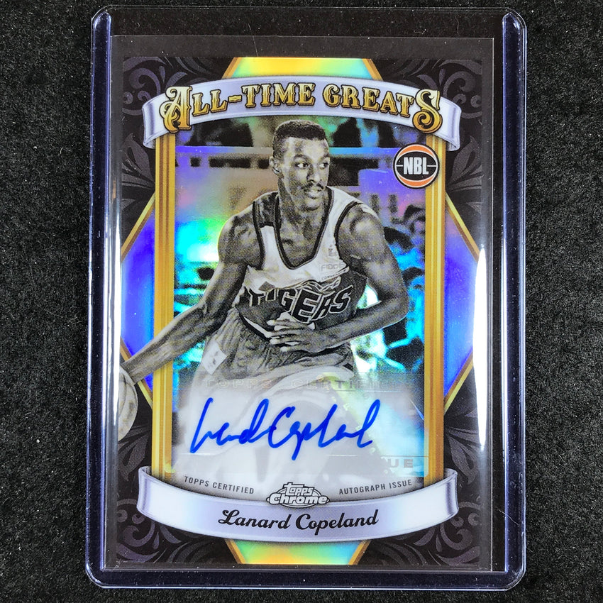 2023-24 Topps Chrome NBL LANARD COPELAND All-Time Greats Auto #LC