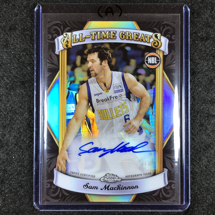 2023-24 Topps Chrome NBL SAM MACKINNON All-Time Greats Auto #SM (A)