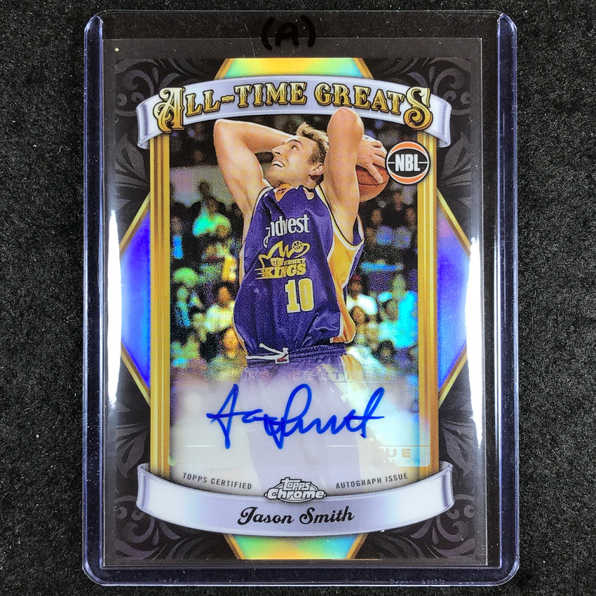2023-24 Topps Chrome NBL JASON SMITH All-Time Greats Auto #JS (A)