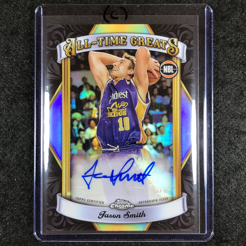 2023-24 Topps Chrome NBL JASON SMITH All-Time Greats Auto #JS (C)