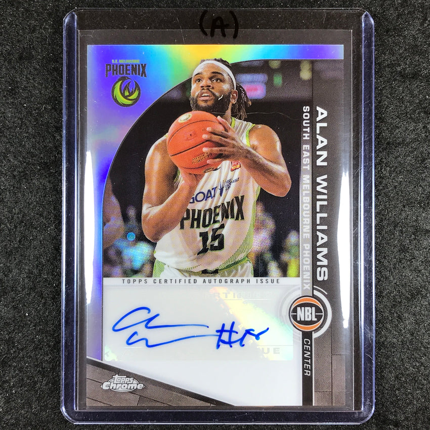 2023-24 Topps Chrome NBL ALAN WILLIAMS NBL Auto #AW (A)