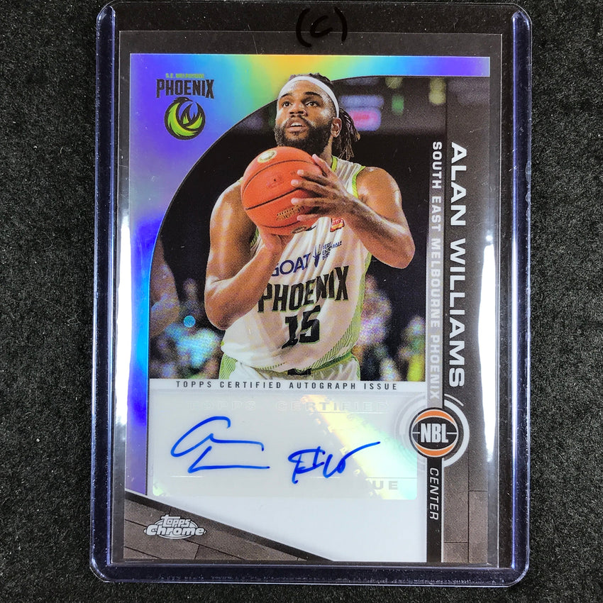 2023-24 Topps Chrome NBL ALAN WILLIAMS NBL Auto #AW (C)