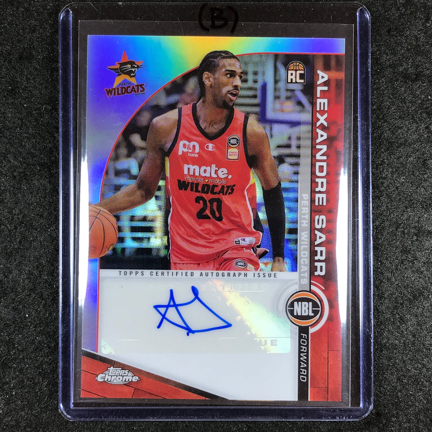 2023-24 Topps Chrome NBL ALEXANDRE SARR NBL Rookie Auto #AS (B)