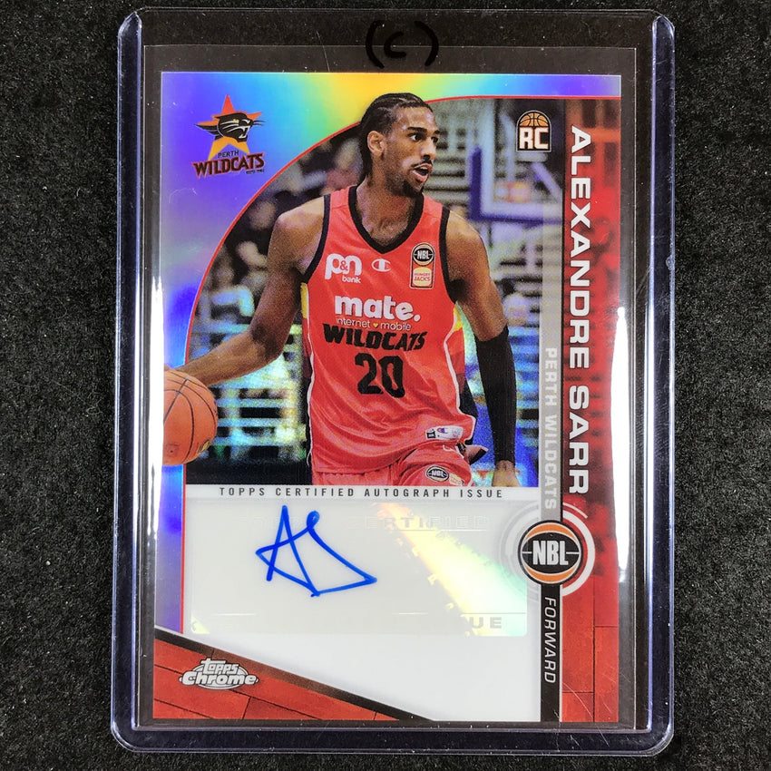 2023-24 Topps Chrome NBL ALEXANDRE SARR NBL Rookie Auto #AS (C)