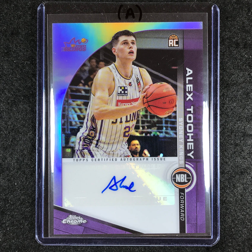2023-24 Topps Chrome NBL ALEX TOOHEY NBL Rookie Auto #AT (A)