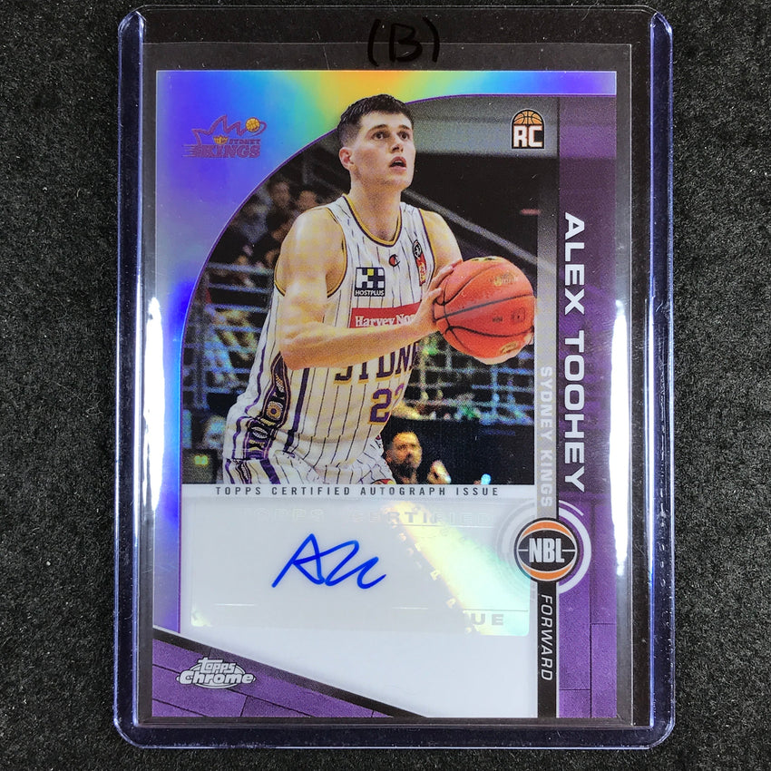 2023-24 Topps Chrome NBL ALEX TOOHEY NBL Rookie Auto #AT (B)