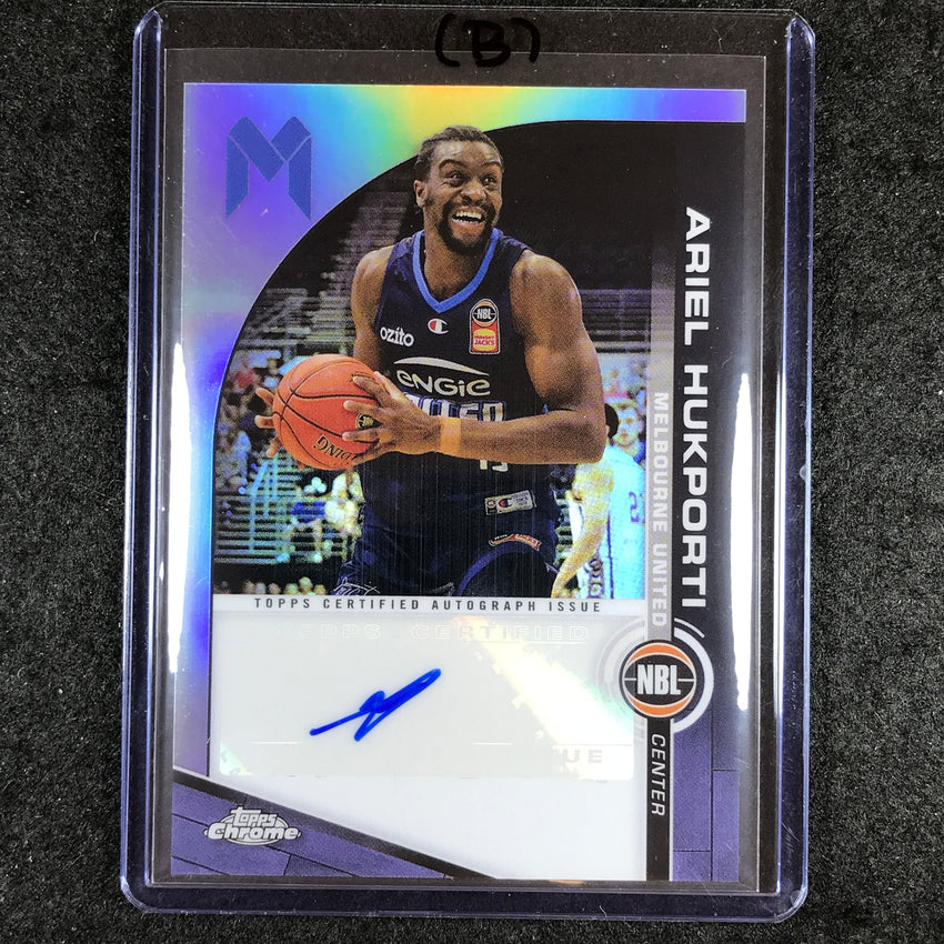 2023-24 Topps Chrome NBL ARIEL HUKPORTI NBL Auto #AH (B)