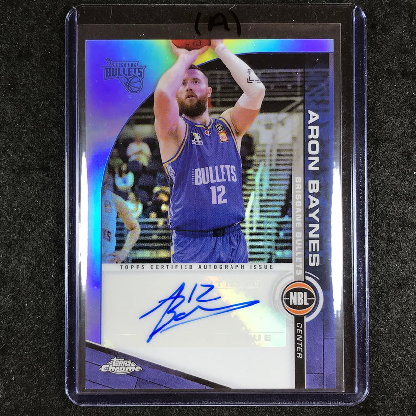 2023-24 Topps Chrome NBL ARON BAYNES NBL Auto #AB (A)