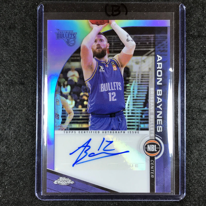 2023-24 Topps Chrome NBL ARON BAYNES NBL Auto #AB (B)