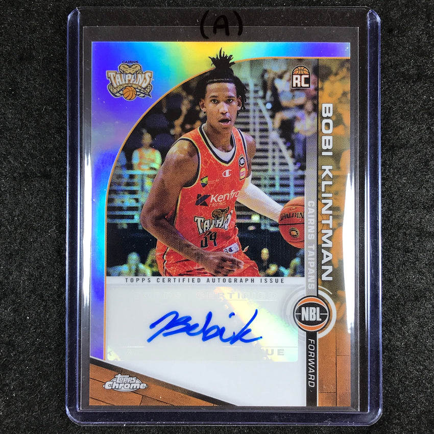 2023-24 Topps Chrome NBL BOBI KLINTMAN NBL Rookie Auto #BK (A)