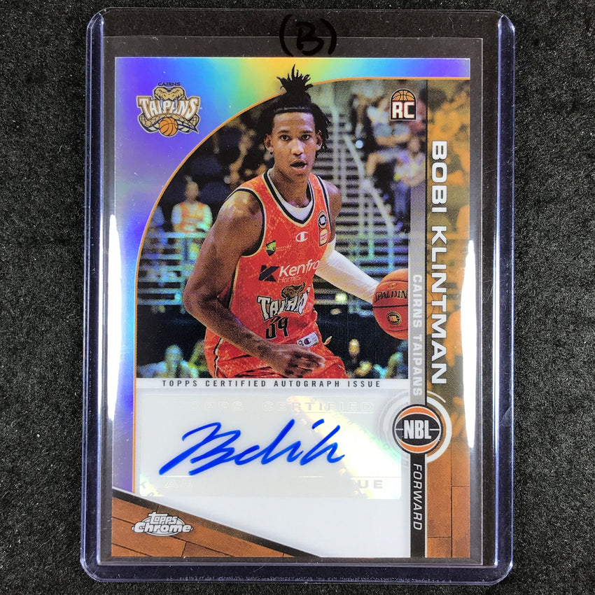 2023-24 Topps Chrome NBL BOBI KLINTMAN NBL Rookie Auto #BK (B)