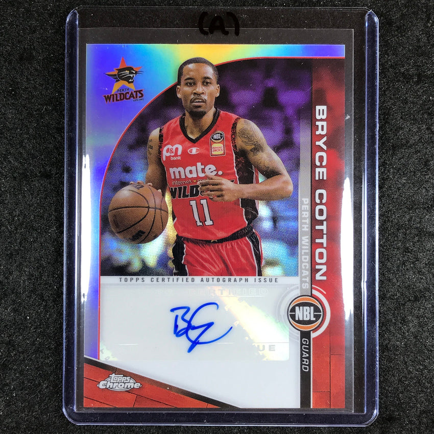 2023-24 Topps Chrome NBL BRYCE COTTON NBL Auto #BC (A)