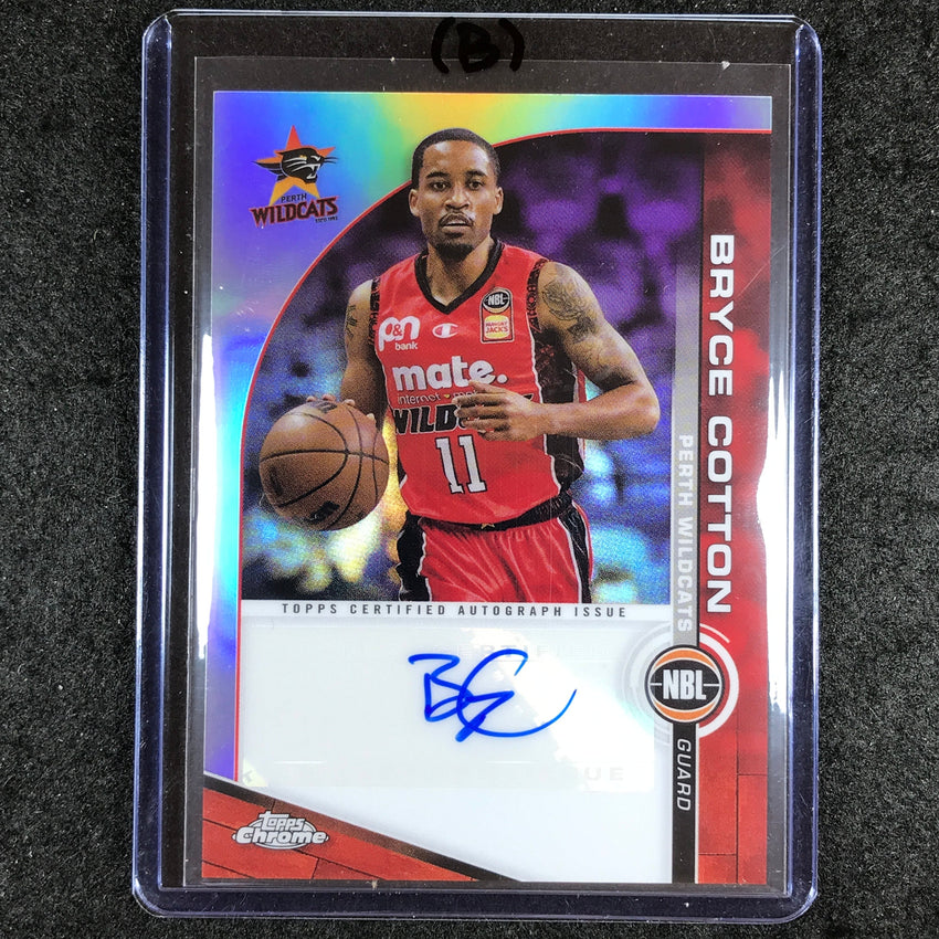 2023-24 Topps Chrome NBL BRYCE COTTON NBL Auto #BC (B)
