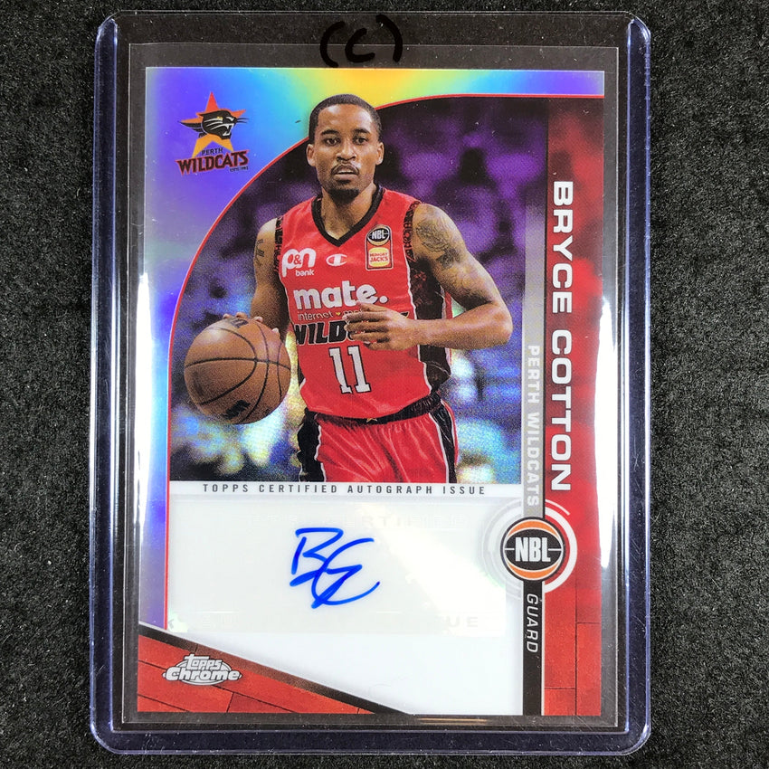 2023-24 Topps Chrome NBL BRYCE COTTON NBL Auto #BC (C)