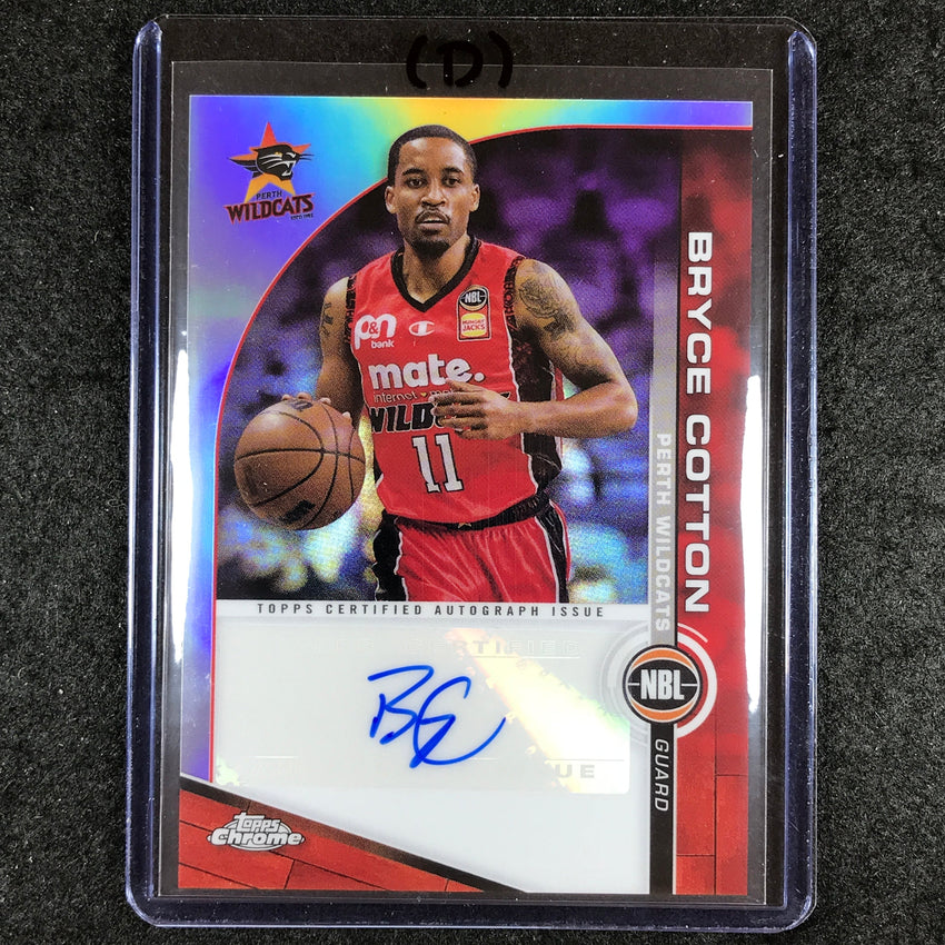 2023-24 Topps Chrome NBL BRYCE COTTON NBL Auto #BC (D)