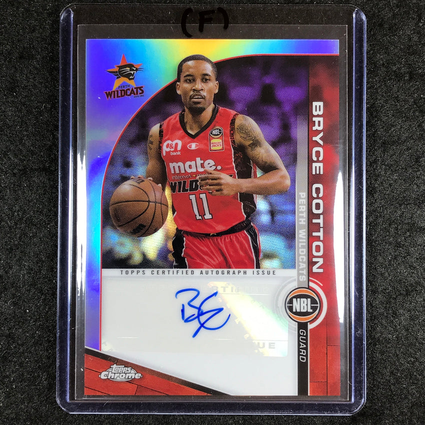 2023-24 Topps Chrome NBL BRYCE COTTON NBL Auto #BC (F)