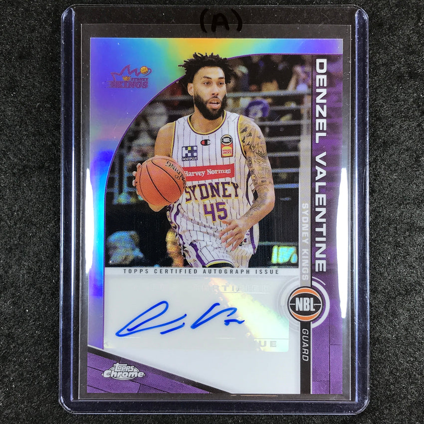 2023-24 Topps Chrome NBL DENZEL VALENTINE NBL Auto #DZ (A)