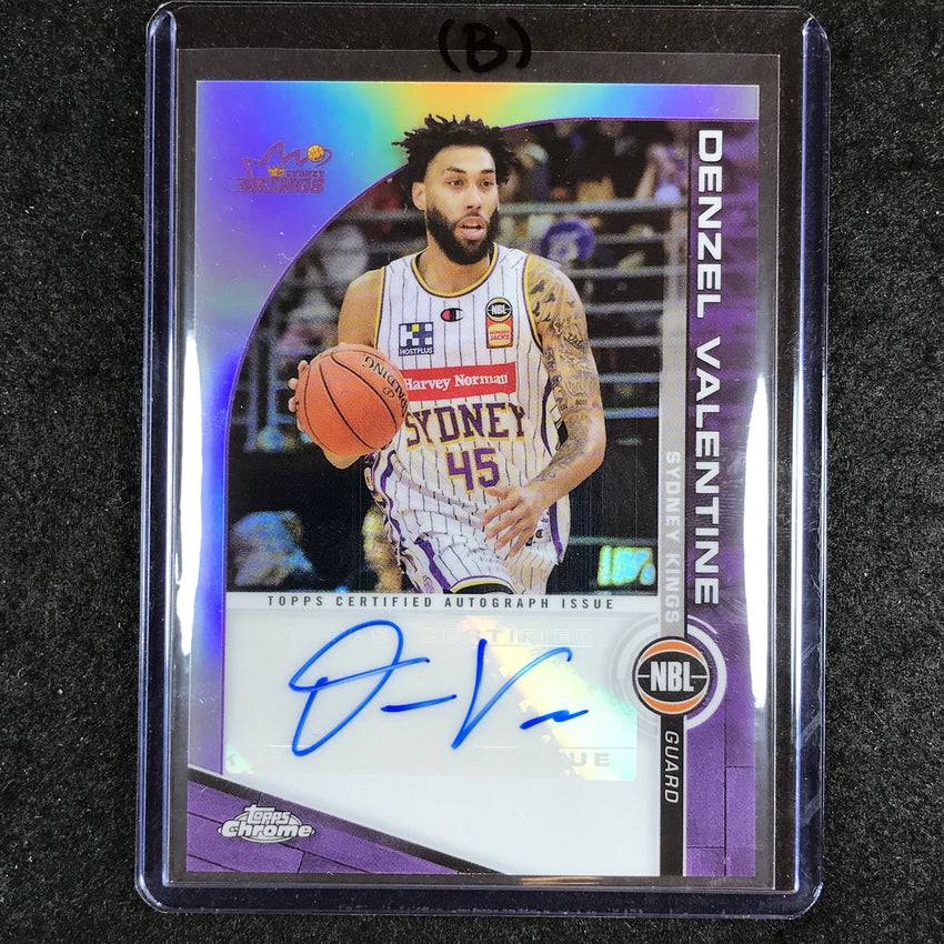 2023-24 Topps Chrome NBL DENZEL VALENTINE NBL Auto #DZ (B)